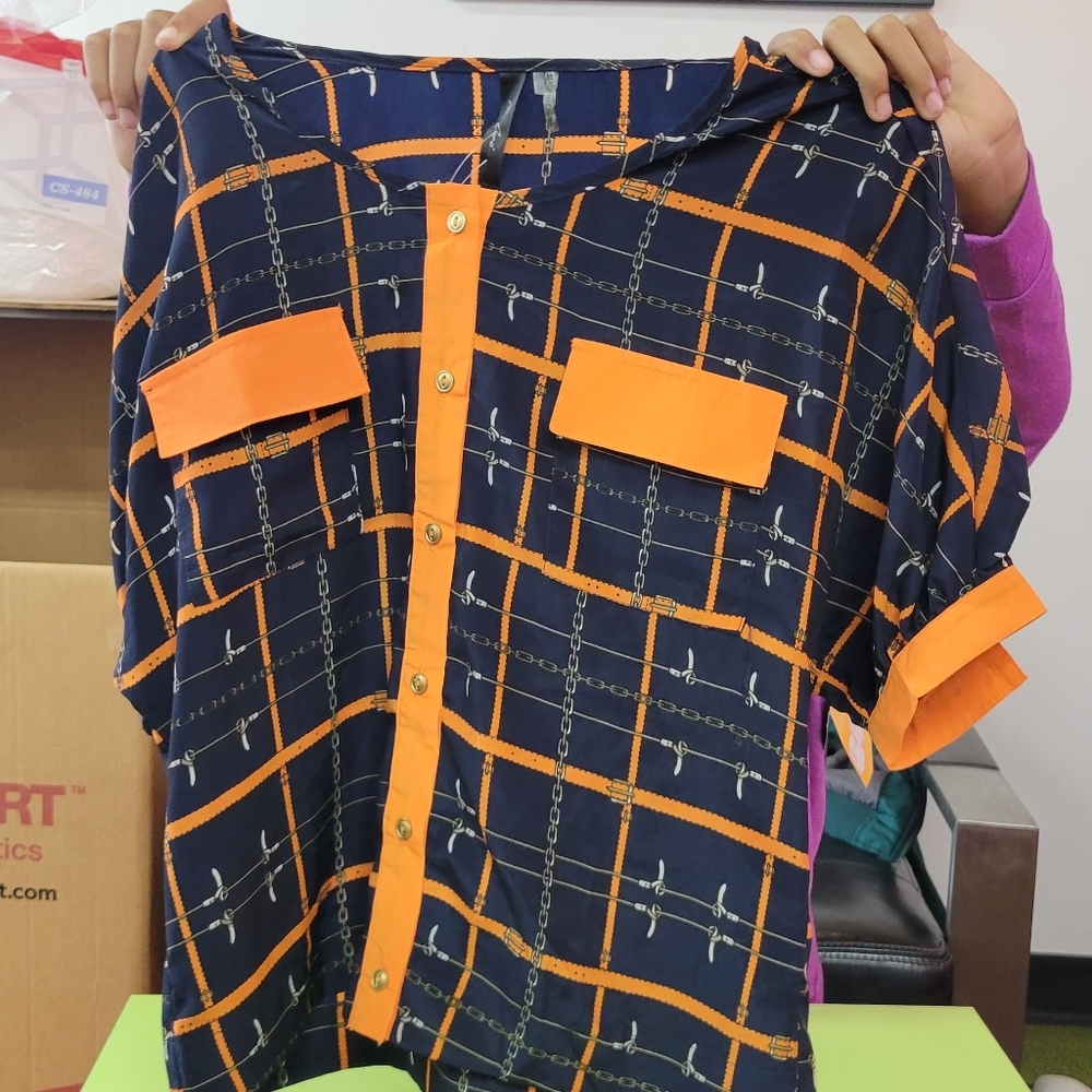 Uno Core Button Down Men's Shirt Size Large (L)